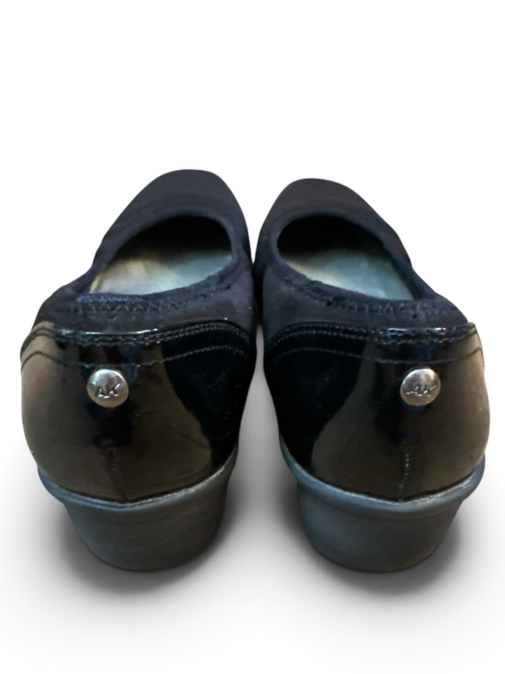AK SPORT Anne Klein slip on WEDGE SHOES 8.5 - Picture 3 of 3